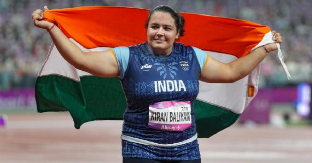 Kiran Baliyan gets bronze in shot put, opens India's account in track and field events at Hangzhou Asian Games